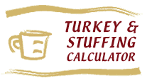 Turkey & Stuffing Calculator