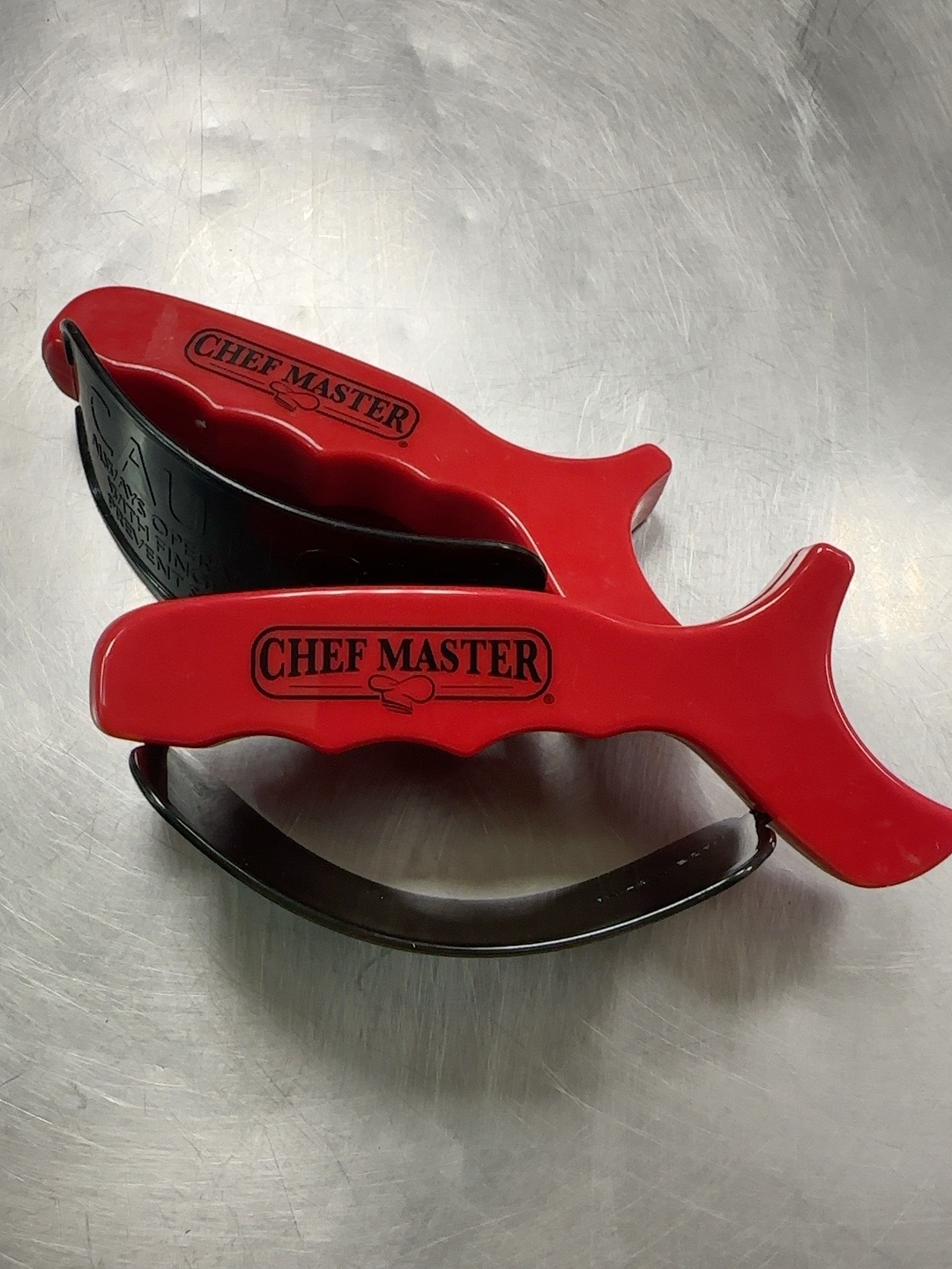 Chef Master handheld knife sharpeners used in Chef Eileen's catering kitchen